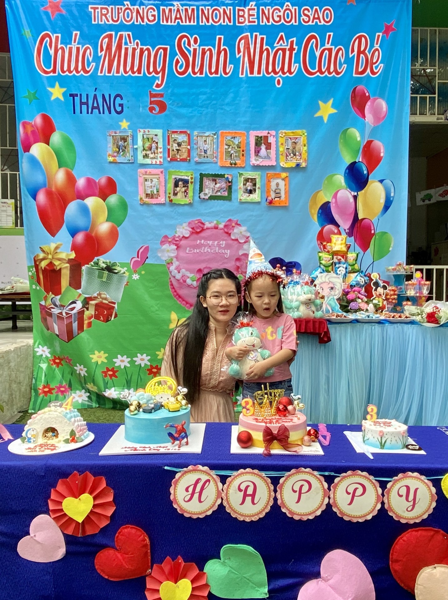 MỪNG SINH NHẬT CÔ VÀ BÉ THÁNG 5