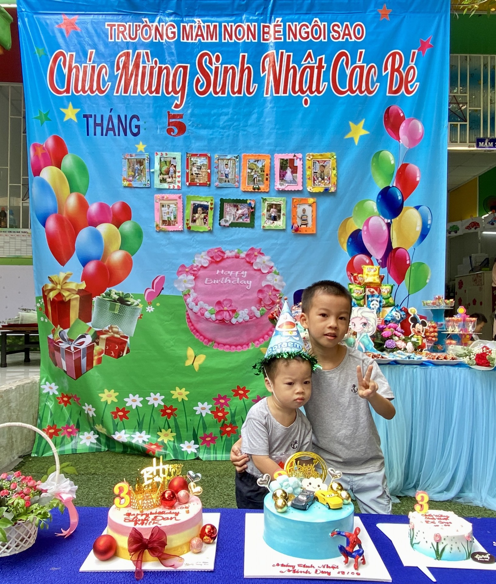 MỪNG SINH NHẬT CÔ VÀ BÉ THÁNG 5