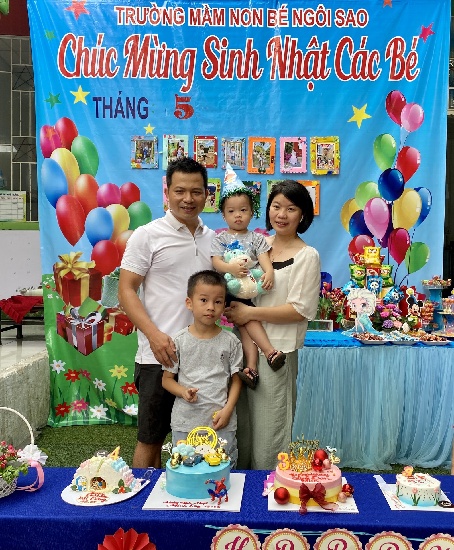 MỪNG SINH NHẬT CÔ VÀ BÉ THÁNG 5