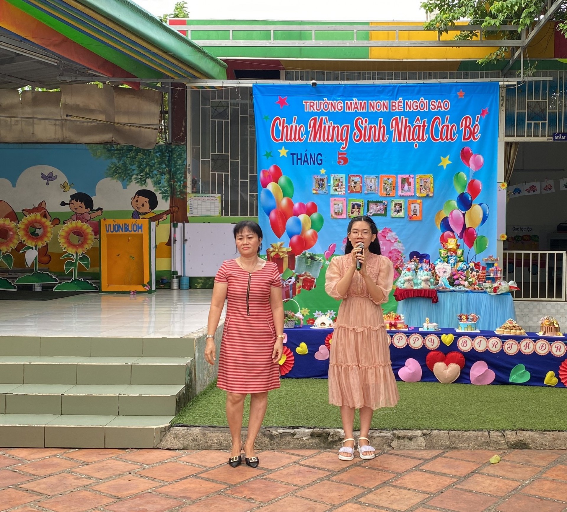 MỪNG SINH NHẬT CÔ VÀ BÉ THÁNG 5