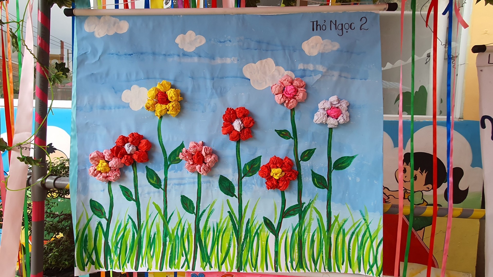 BÉ LÀM TRANH TẶNG CÔ NGÀY 20/11