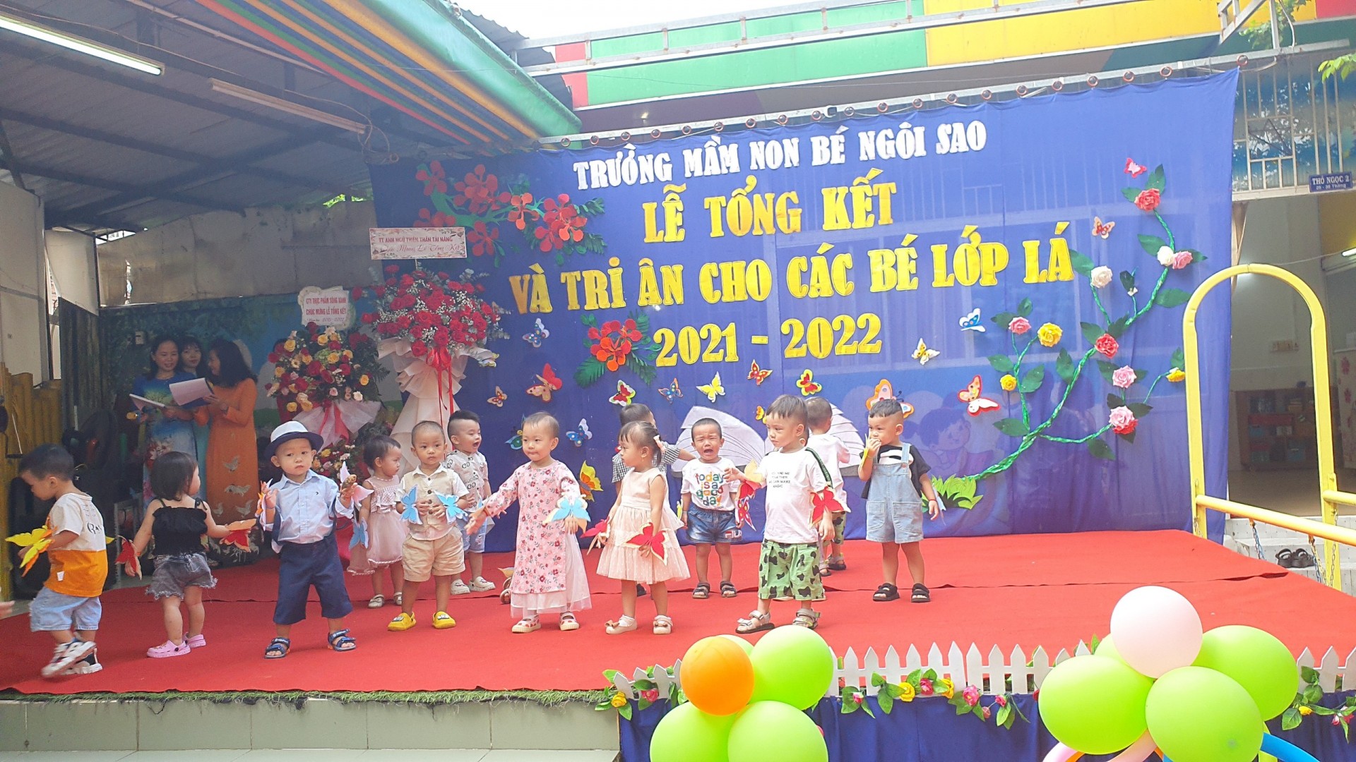 LỄ TỔNG KẾT VÀ TRI ÂN CỦA CÁC BÉ LỚP LÁ NĂM 2021-2022
