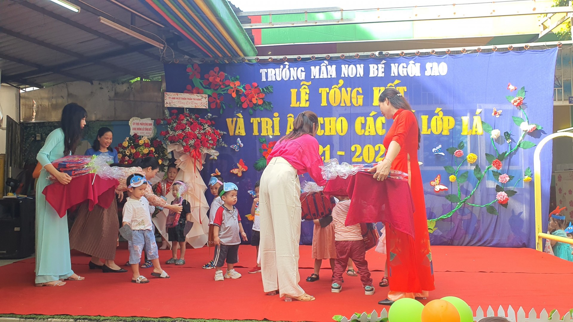 LỄ TỔNG KẾT VÀ TRI ÂN CỦA CÁC BÉ LỚP LÁ NĂM 2021-2022