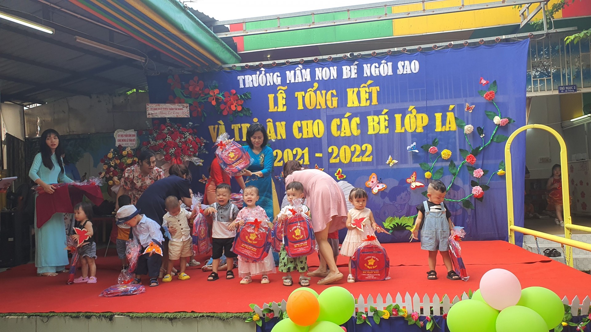 LỄ TỔNG KẾT VÀ TRI ÂN CỦA CÁC BÉ LỚP LÁ NĂM 2021-2022