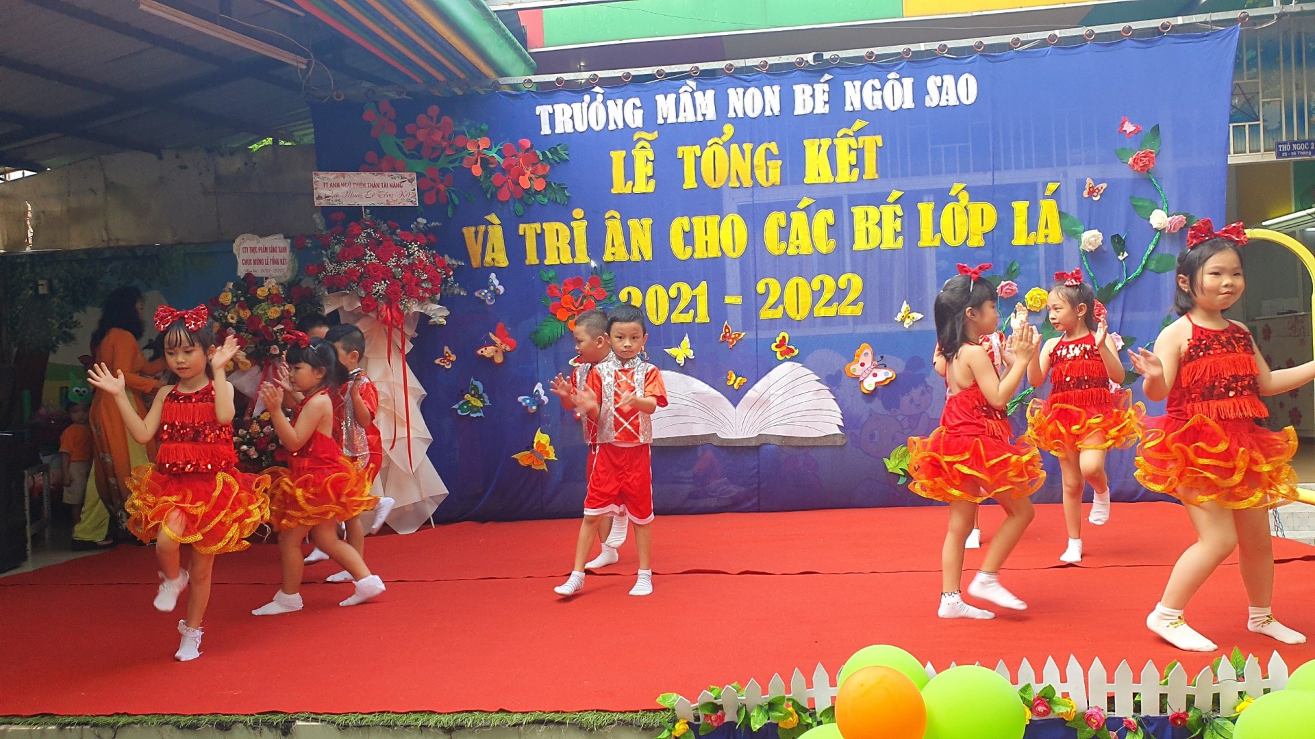 LỄ TỔNG KẾT VÀ TRI ÂN CỦA CÁC BÉ LỚP LÁ NĂM 2021-2022