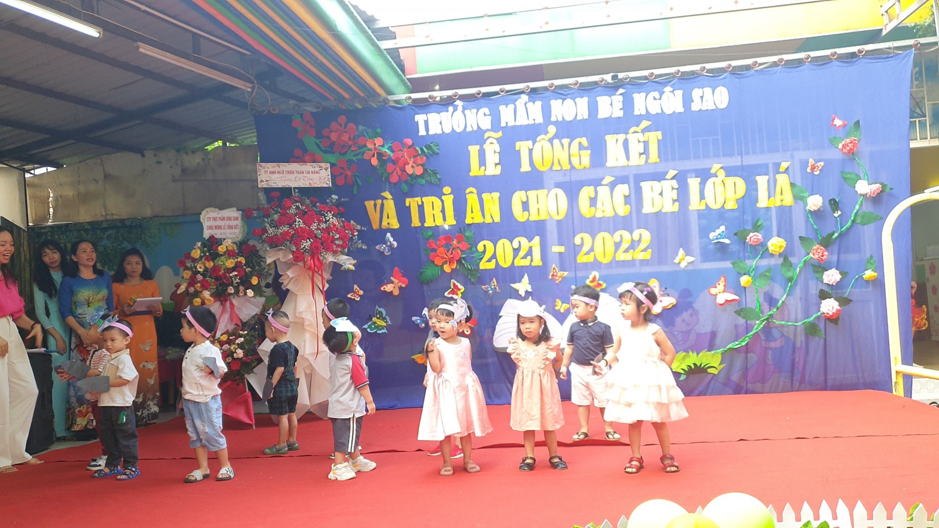 LỄ TỔNG KẾT VÀ TRI ÂN CỦA CÁC BÉ LỚP LÁ NĂM 2021-2022