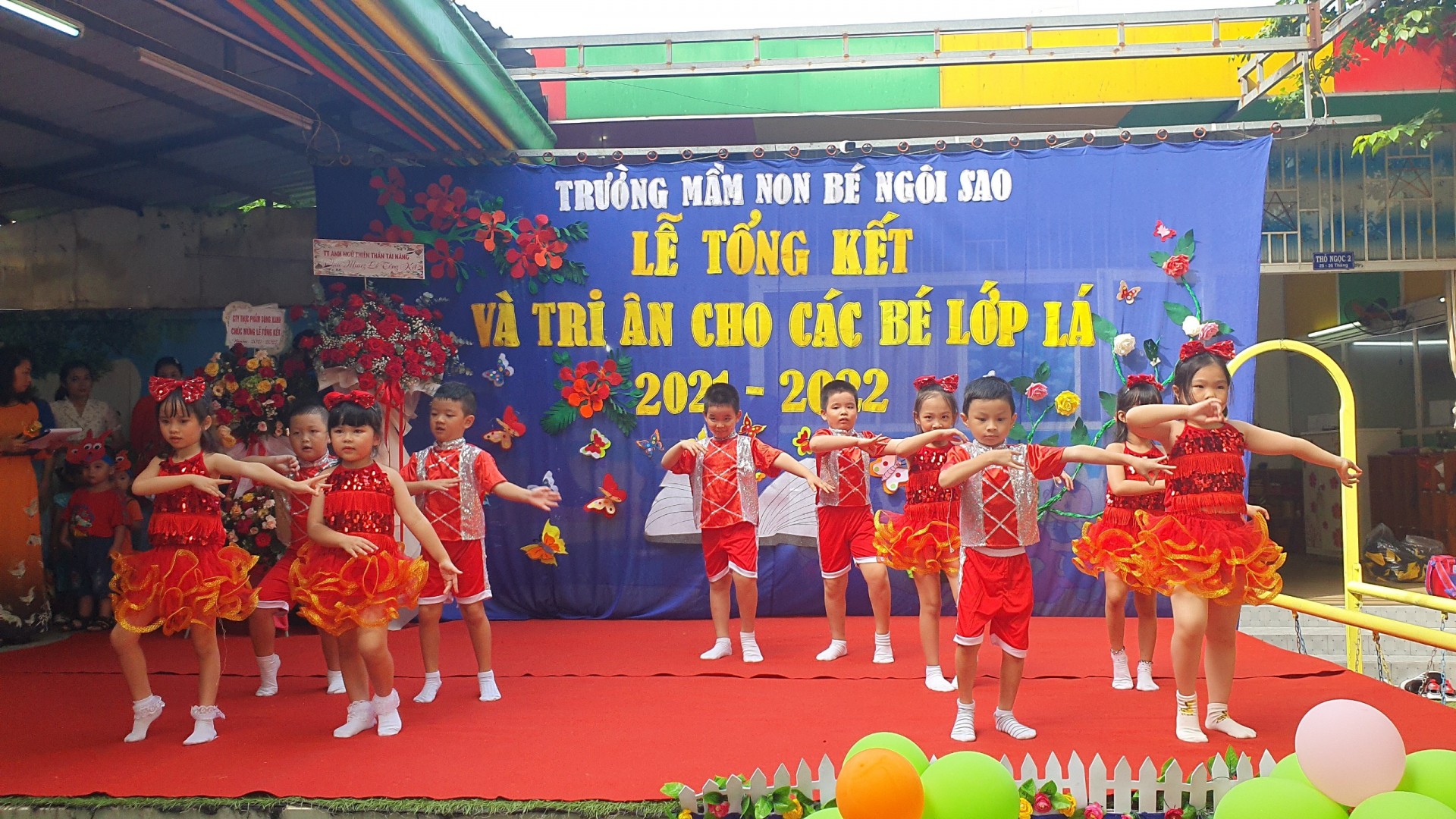 LỄ TỔNG KẾT VÀ TRI ÂN CỦA CÁC BÉ LỚP LÁ NĂM 2021-2022