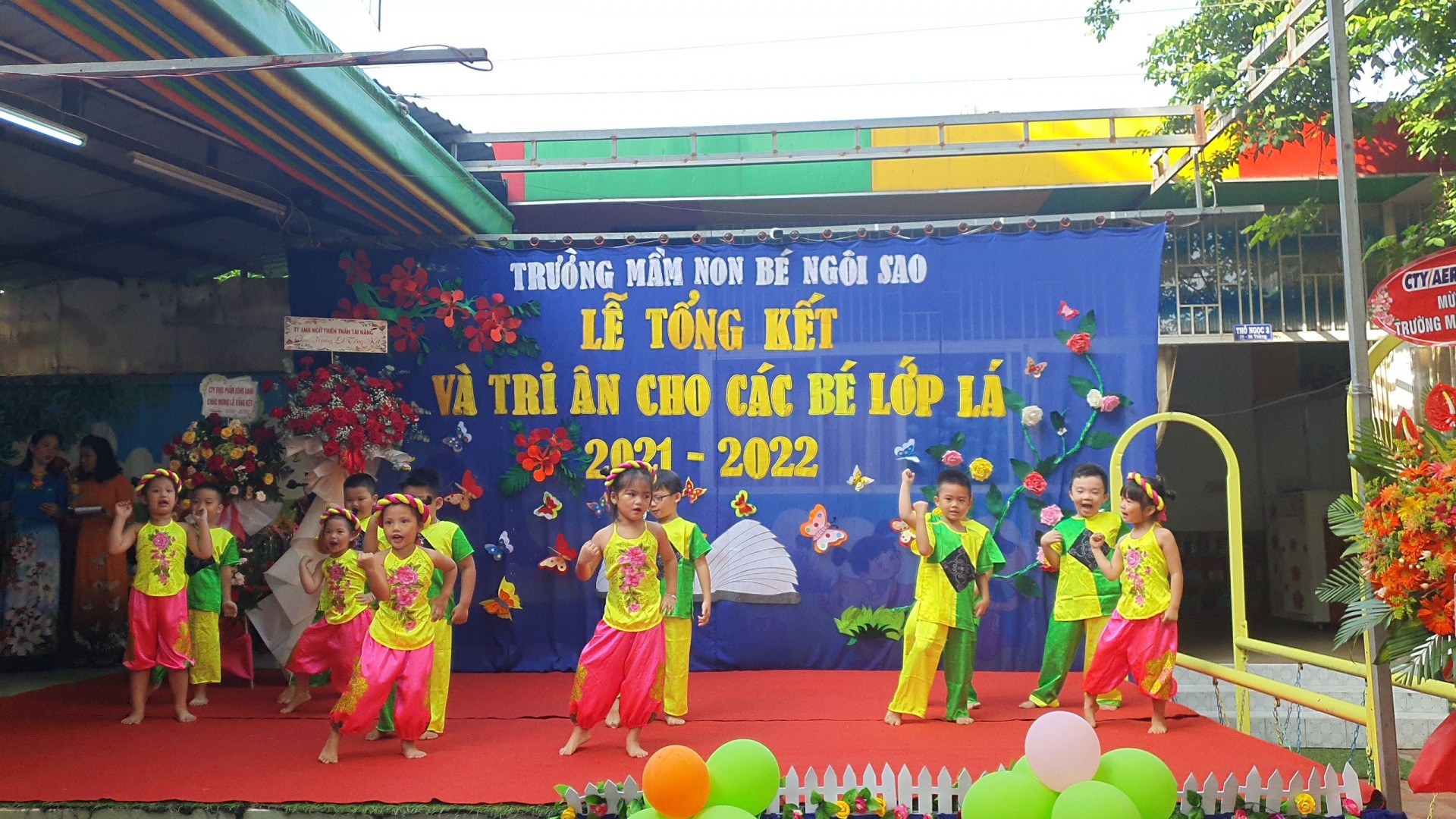 LỄ TỔNG KẾT VÀ TRI ÂN CỦA CÁC BÉ LỚP LÁ NĂM 2021-2022