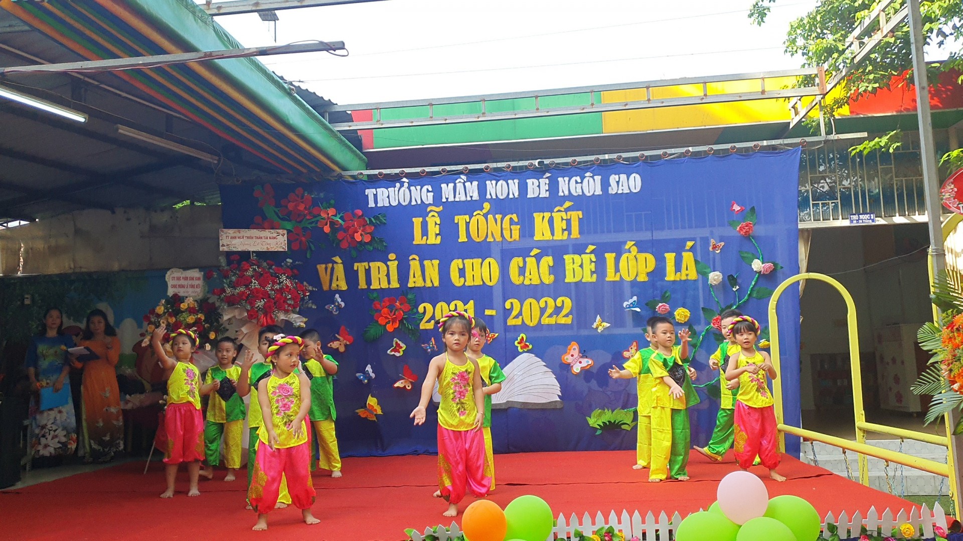 LỄ TỔNG KẾT VÀ TRI ÂN CỦA CÁC BÉ LỚP LÁ NĂM 2021-2022