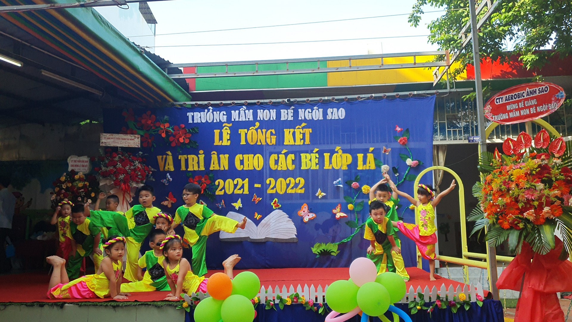 LỄ TỔNG KẾT VÀ TRI ÂN CỦA CÁC BÉ LỚP LÁ NĂM 2021-2022