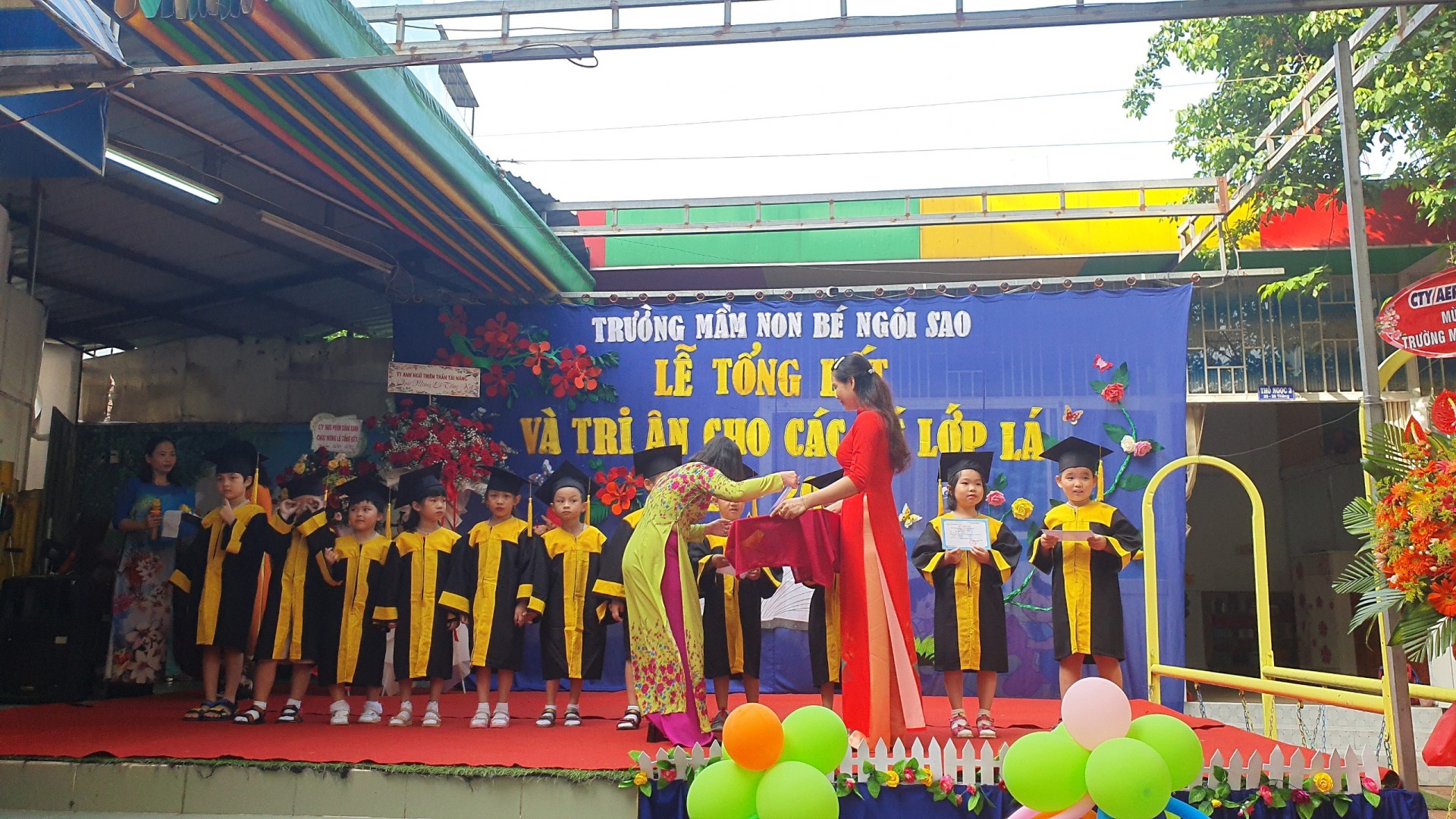 LỄ TỔNG KẾT VÀ TRI ÂN CỦA CÁC BÉ LỚP LÁ NĂM 2021-2022