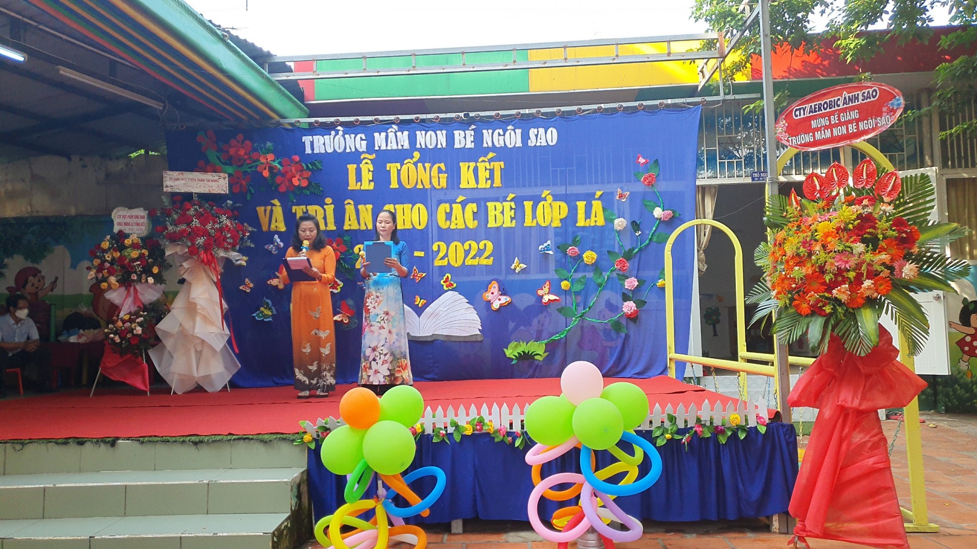 LỄ TỔNG KẾT VÀ TRI ÂN CỦA CÁC BÉ LỚP LÁ NĂM 2021-2022