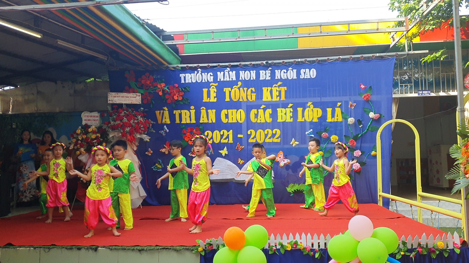 LỄ TỔNG KẾT VÀ TRI ÂN CỦA CÁC BÉ LỚP LÁ NĂM 2021-2022