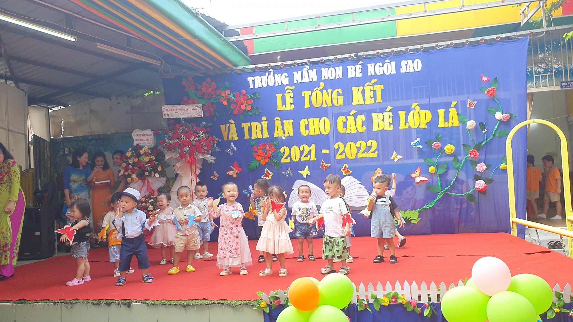 LỄ TỔNG KẾT VÀ TRI ÂN CỦA CÁC BÉ LỚP LÁ NĂM 2021-2022