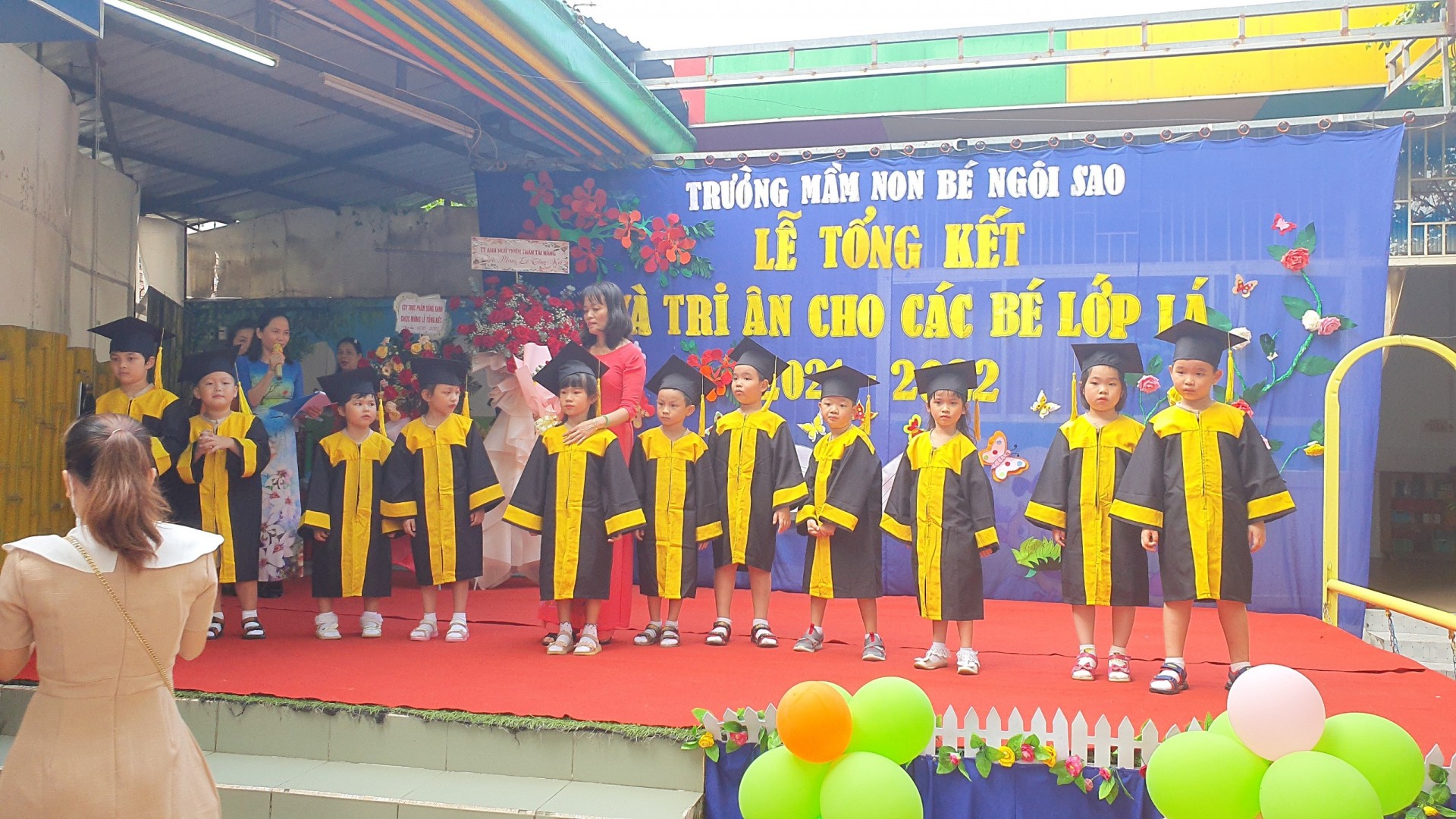 LỄ TỔNG KẾT VÀ TRI ÂN CỦA CÁC BÉ LỚP LÁ NĂM 2021-2022