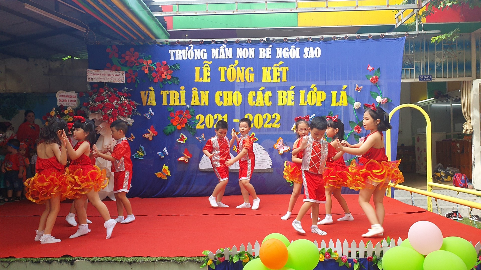 LỄ TỔNG KẾT VÀ TRI ÂN CỦA CÁC BÉ LỚP LÁ NĂM 2021-2022