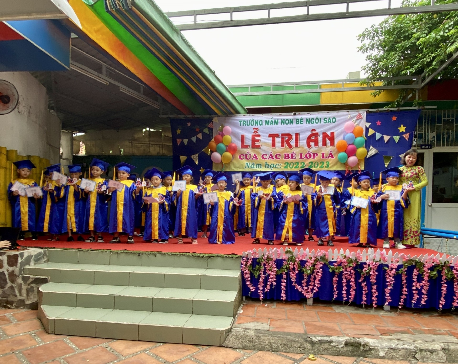 LỄ TRI ÂN CỦA CÁC BÉ LỚP LÁ NH - 2022 - 2023