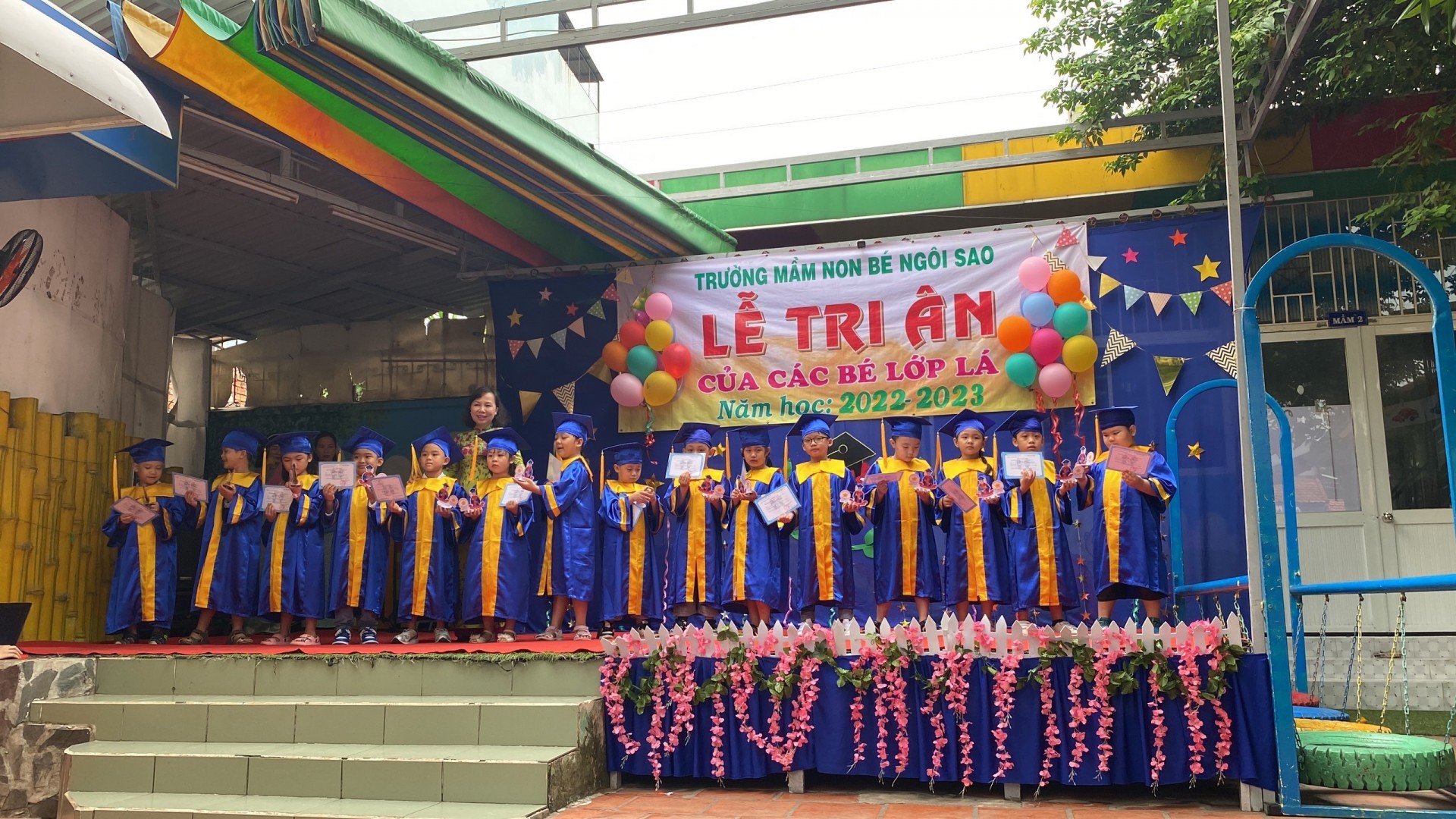 LỄ TRI ÂN CỦA CÁC BÉ LỚP LÁ NH - 2022 - 2023