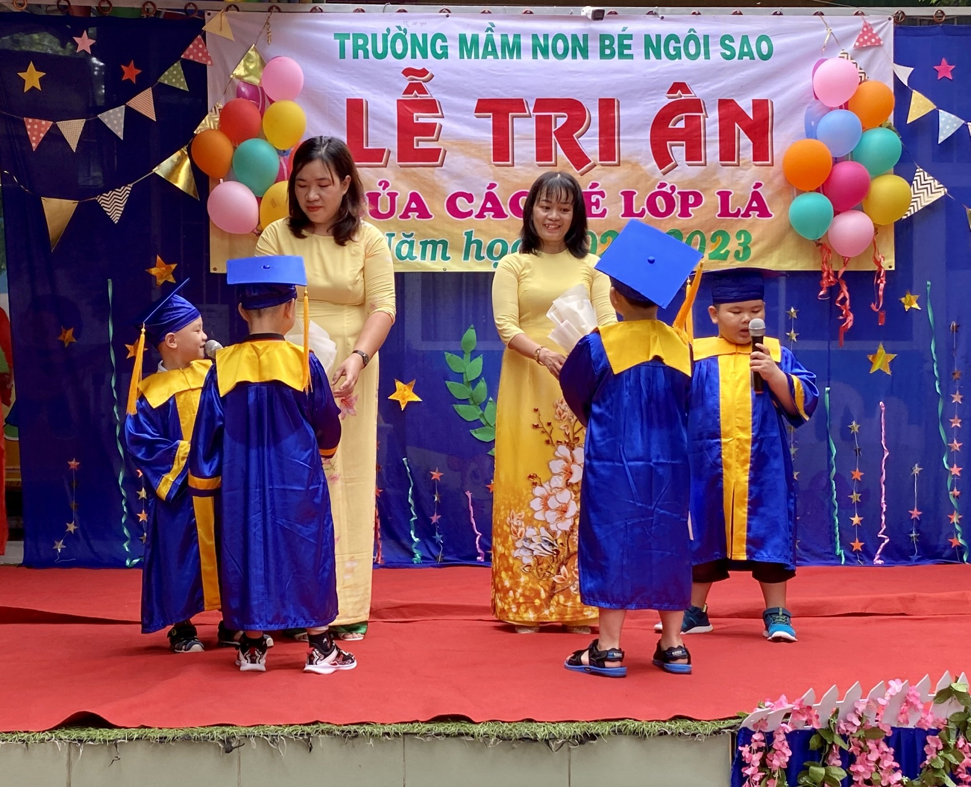 LỄ TRI ÂN CỦA CÁC BÉ LỚP LÁ NH - 2022 - 2023