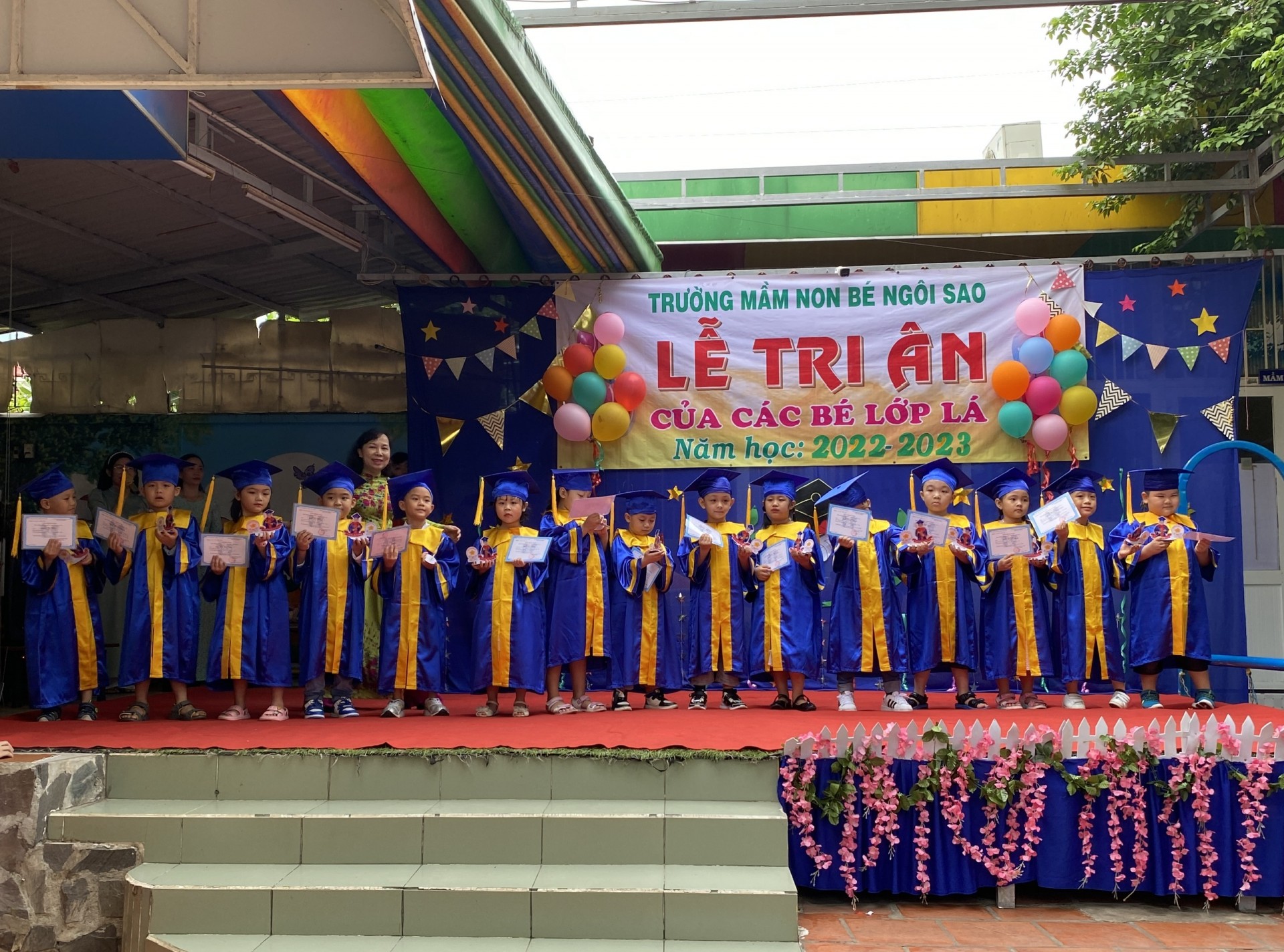 LỄ TRI ÂN CỦA CÁC BÉ LỚP LÁ NH - 2022 - 2023