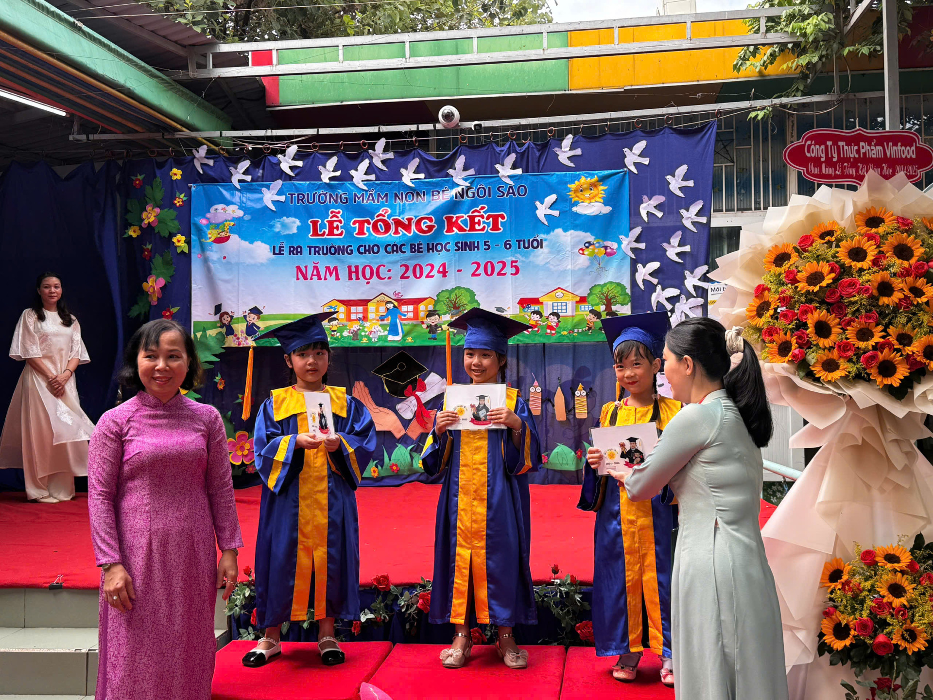 LỄ TỔNG KẾT VÀ TRI ÂN CỦA CÁC BÉ LỚP LÁ 2024-2025