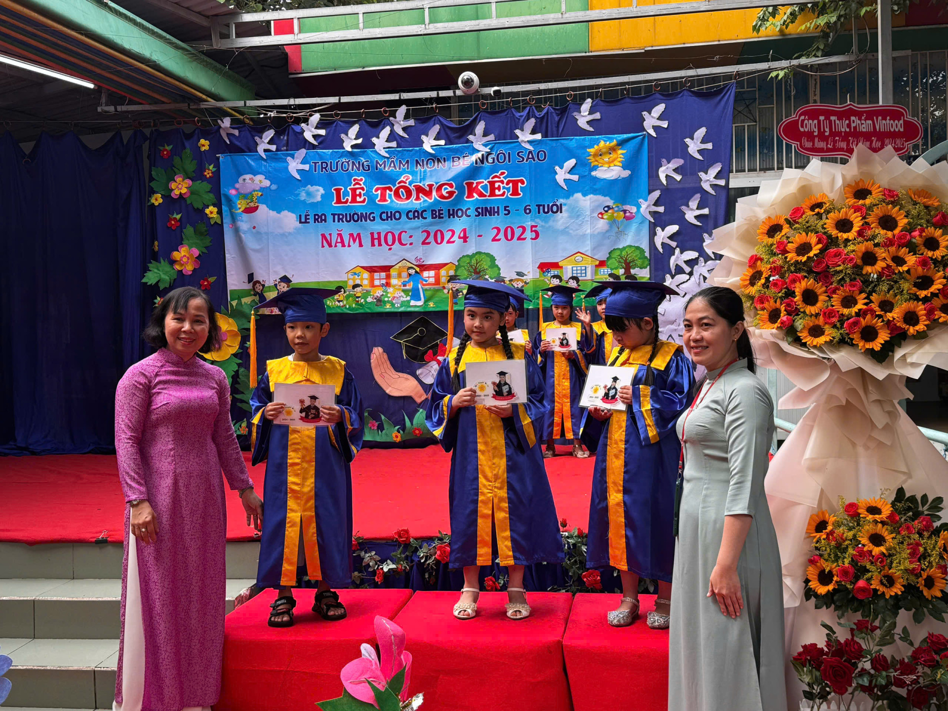 LỄ TỔNG KẾT VÀ TRI ÂN CỦA CÁC BÉ LỚP LÁ 2024-2025