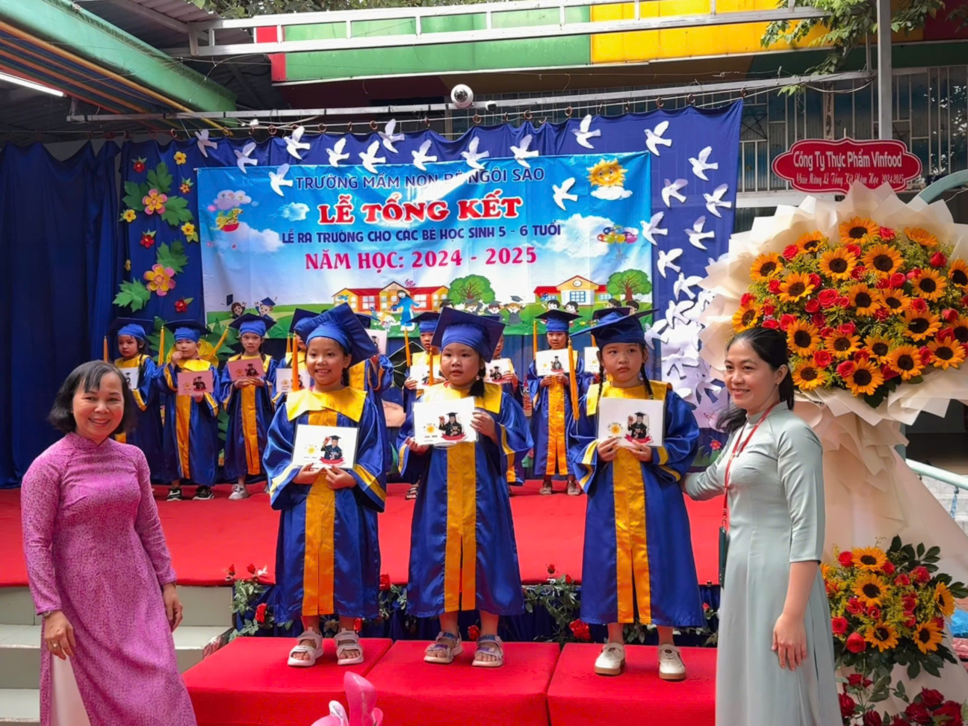 LỄ TỔNG KẾT VÀ TRI ÂN CỦA CÁC BÉ LỚP LÁ 2024-2025