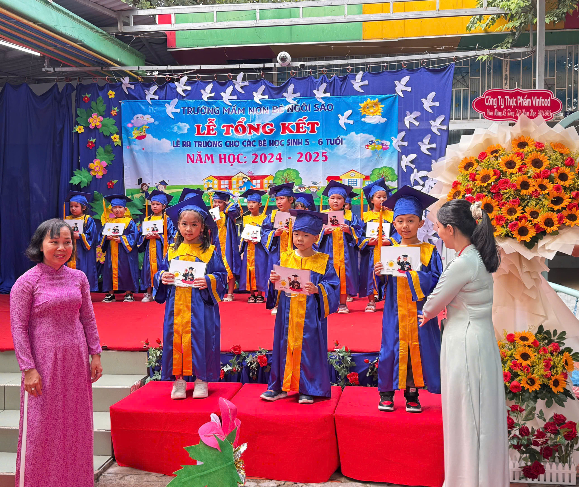 LỄ TỔNG KẾT VÀ TRI ÂN CỦA CÁC BÉ LỚP LÁ 2024-2025