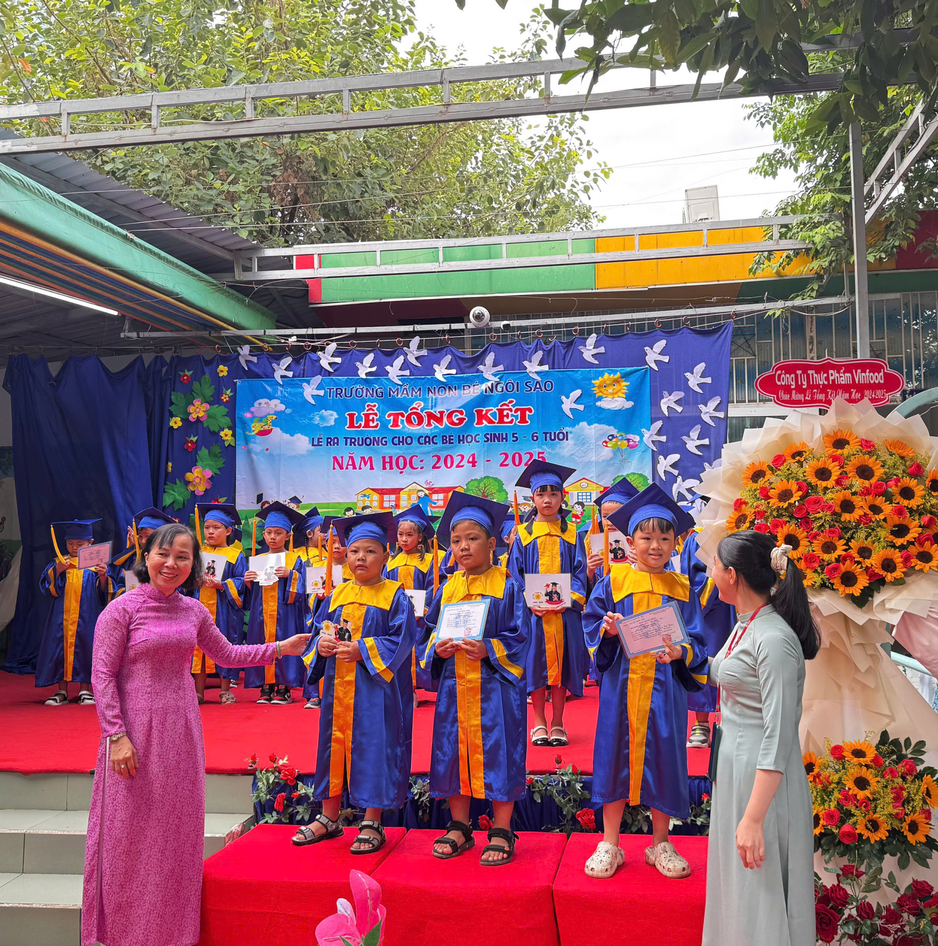 LỄ TỔNG KẾT VÀ TRI ÂN CỦA CÁC BÉ LỚP LÁ 2024-2025