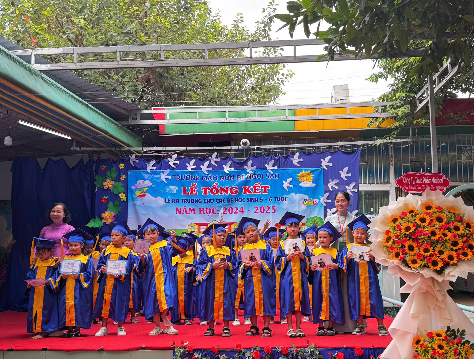 LỄ TỔNG KẾT VÀ TRI ÂN CỦA CÁC BÉ LỚP LÁ 2024-2025