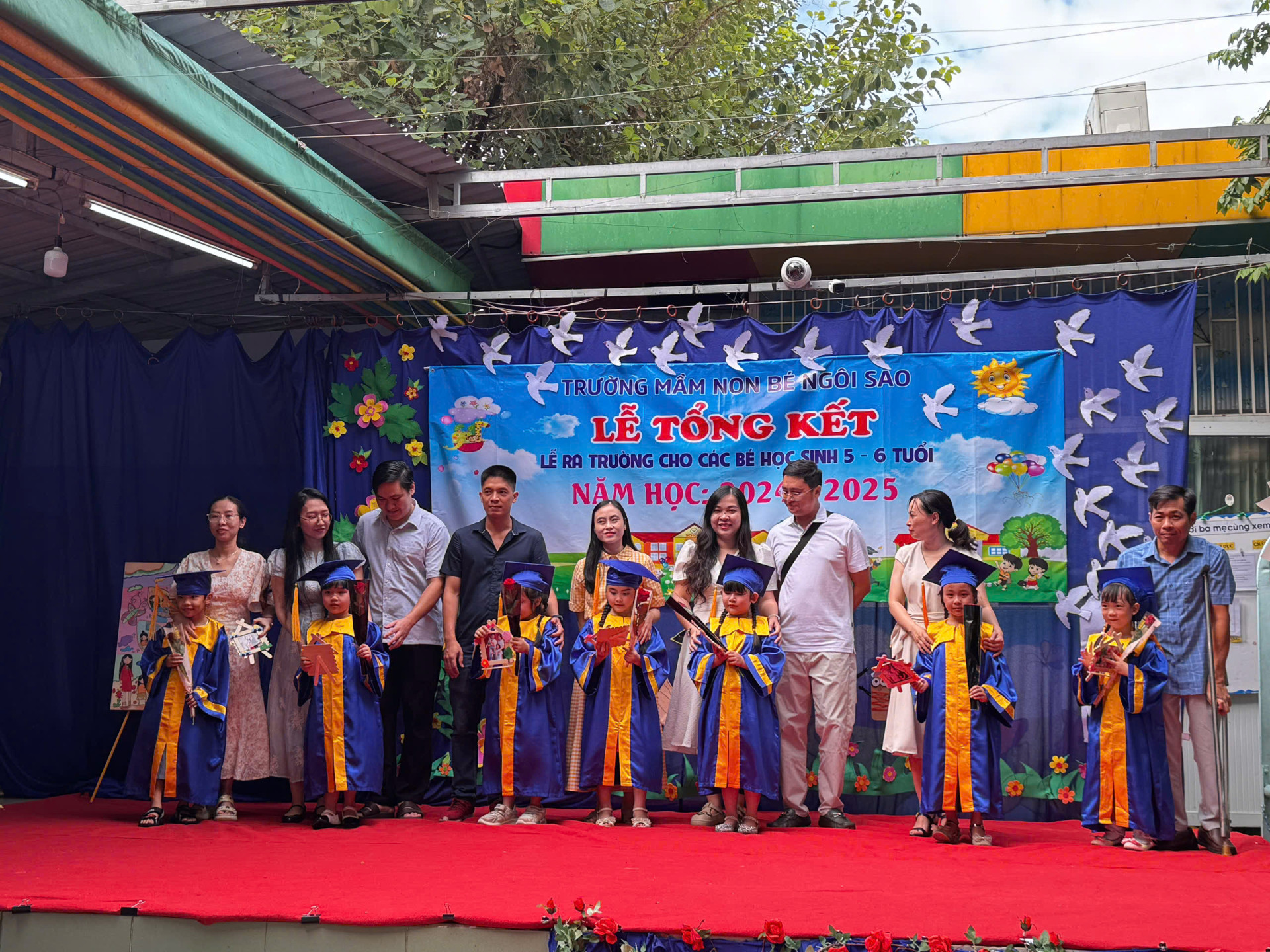 LỄ TỔNG KẾT VÀ TRI ÂN CỦA CÁC BÉ LỚP LÁ 2024-2025