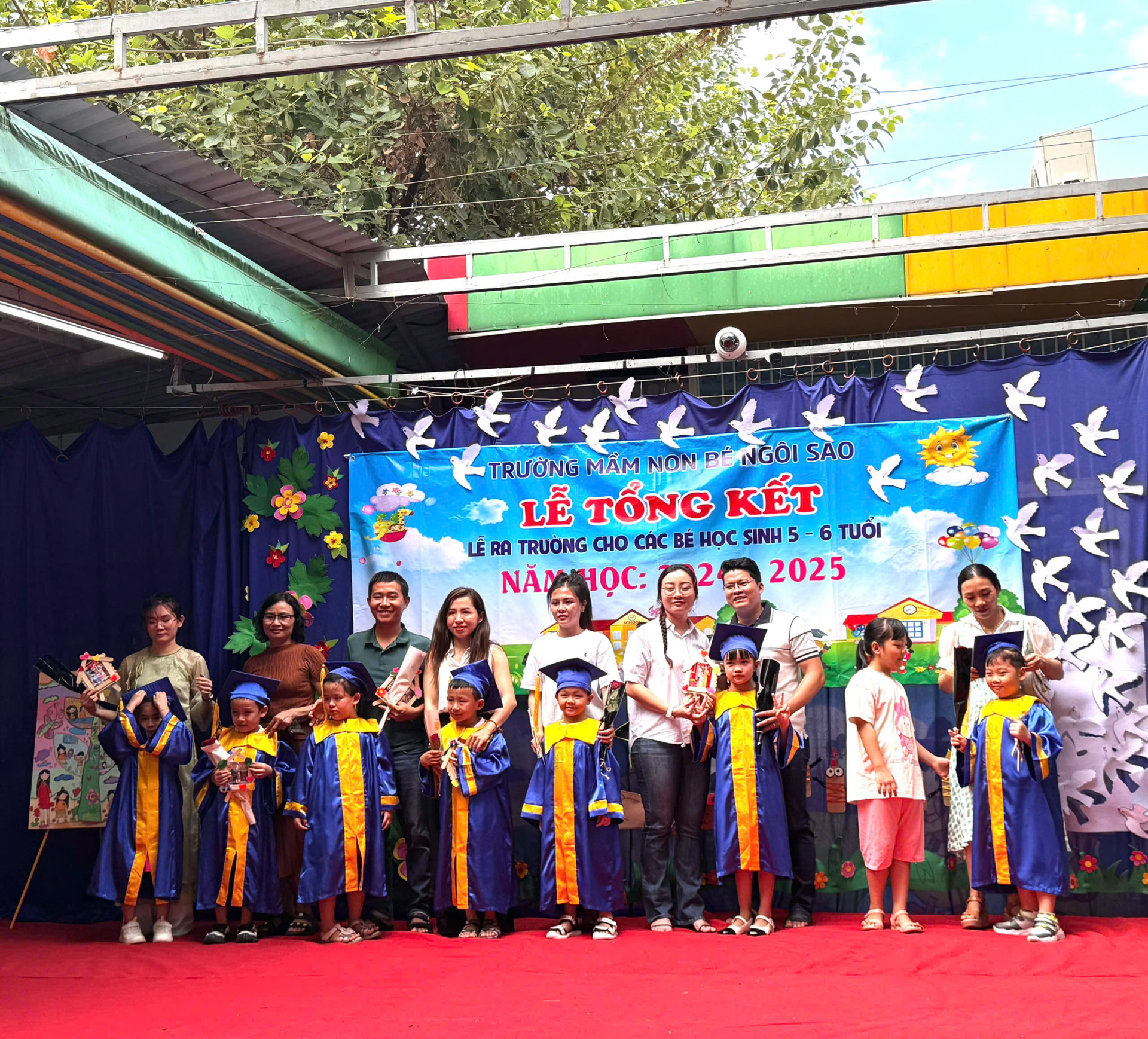 LỄ TỔNG KẾT VÀ TRI ÂN CỦA CÁC BÉ LỚP LÁ 2024-2025