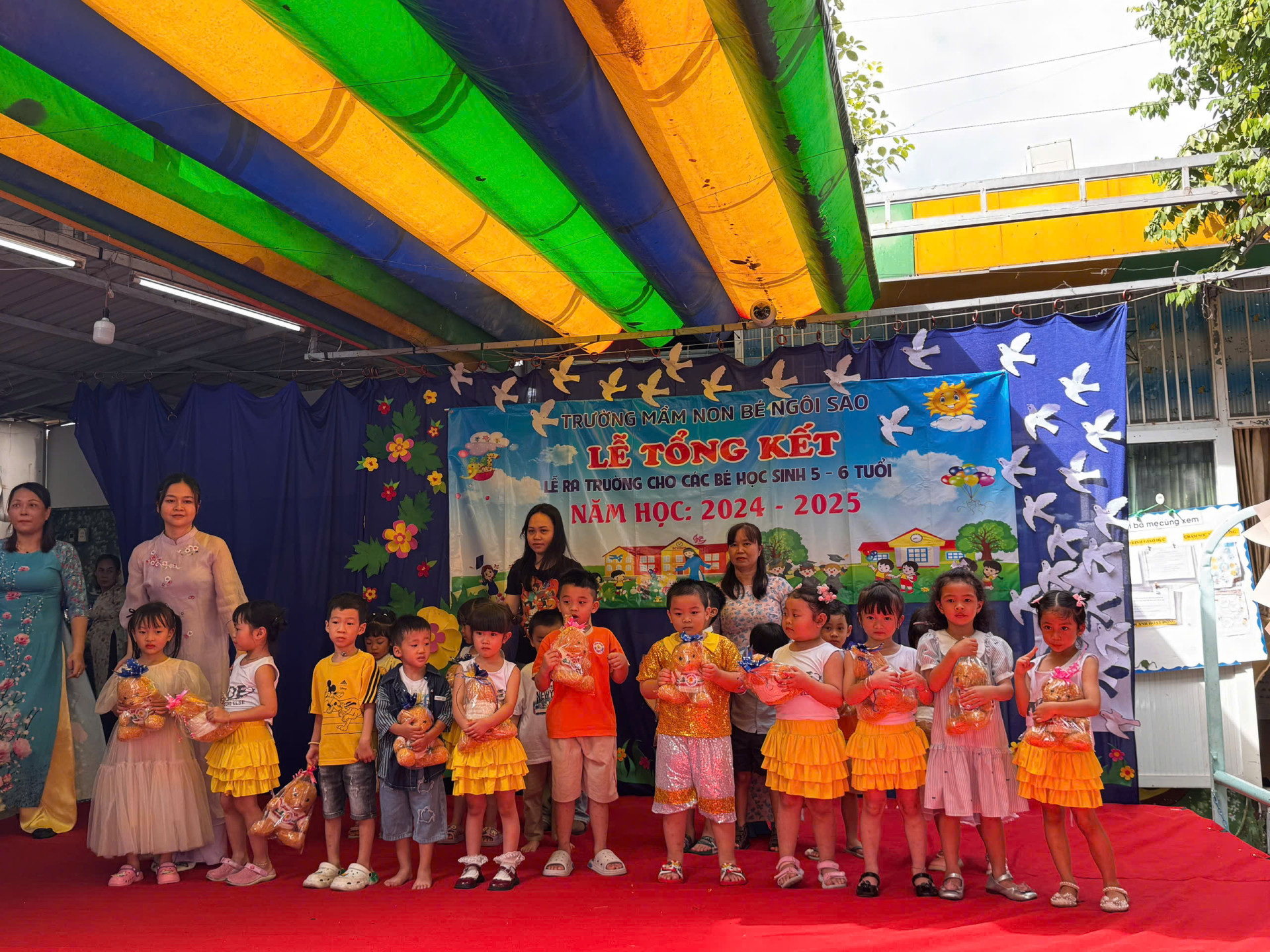 LỄ TỔNG KẾT VÀ TRI ÂN CỦA CÁC BÉ LỚP LÁ 2024-2025