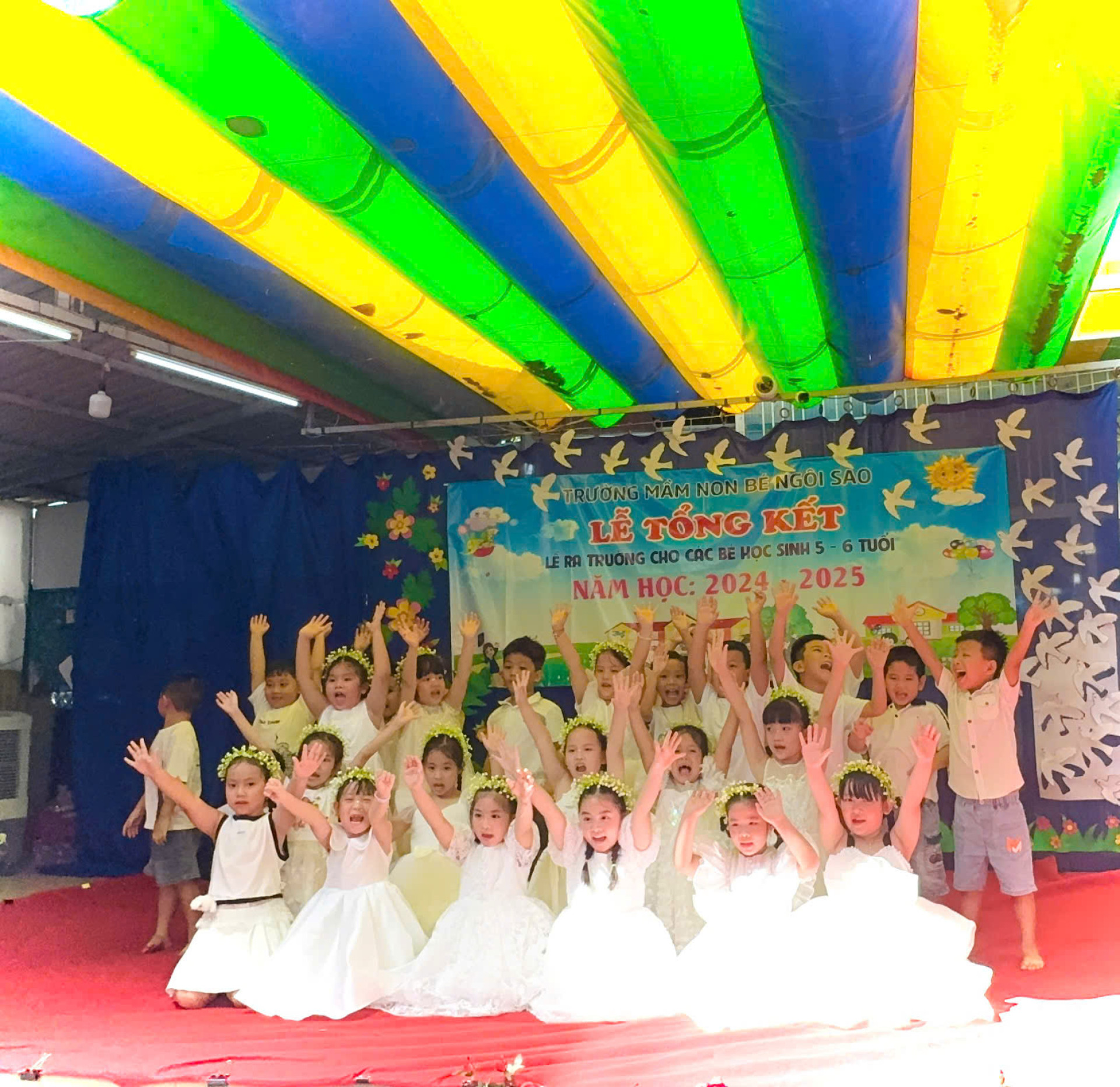 LỄ TỔNG KẾT VÀ TRI ÂN CỦA CÁC BÉ LỚP LÁ 2024-2025