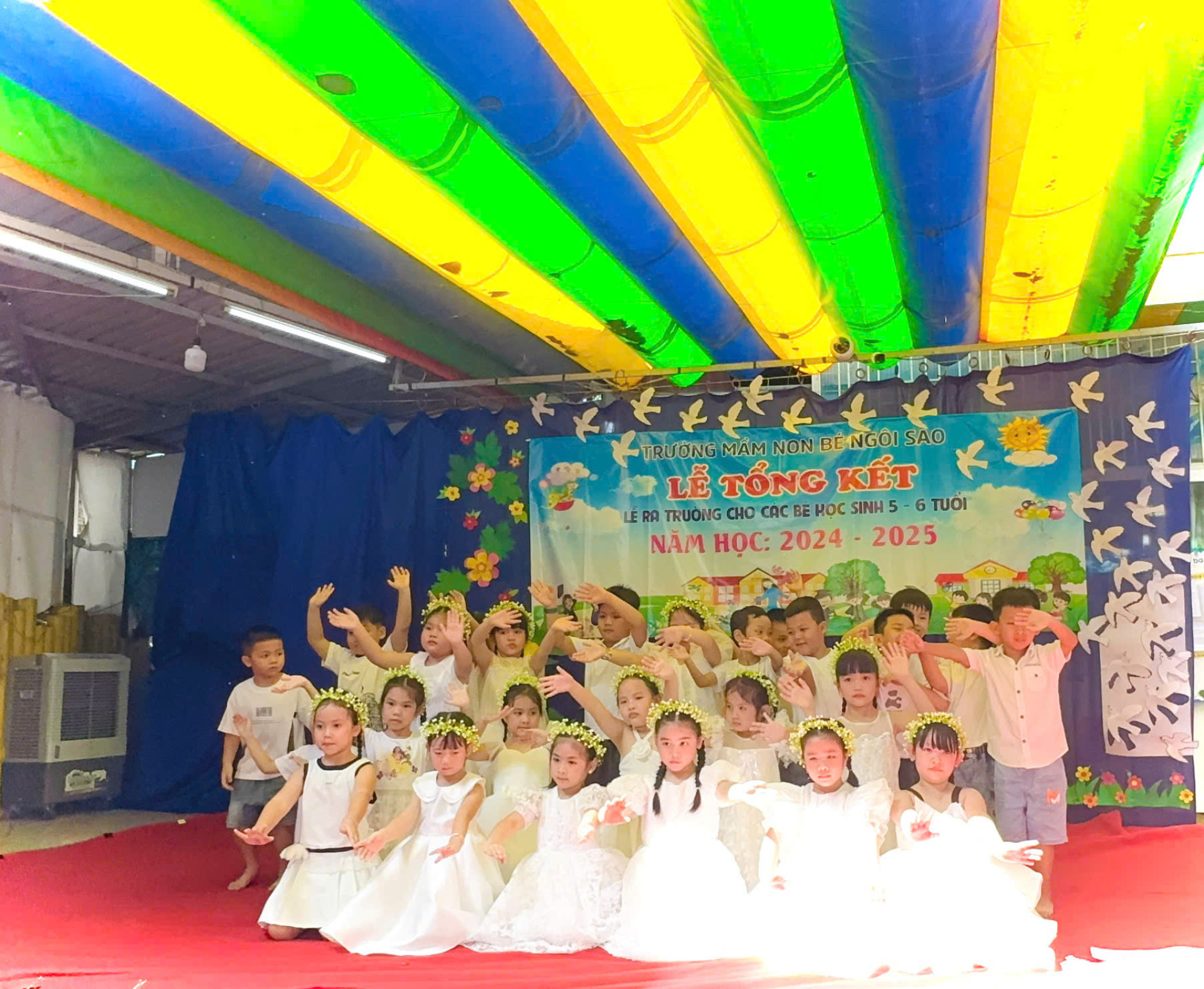 LỄ TỔNG KẾT VÀ TRI ÂN CỦA CÁC BÉ LỚP LÁ 2024-2025