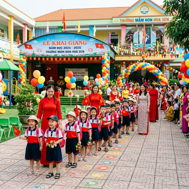 Lễ Khai Giảng Năm Học 2025-2026 Trường Mầm Non Bé Ngôi Sao